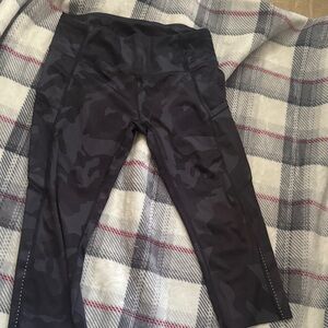 lululemon athletica Black Camouflage Leggings